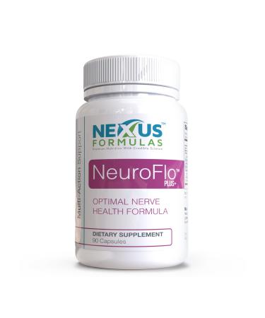 Nexus Formulas NeuroFlo Contains Horse Chestnut Extract and Other Natural-Herbs Nerve-Support and Blood-Circulation Supplements for Hands Legs and Feet Issues 90 Capsules - Mizzle