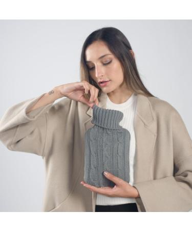 2L Heat Bottle with Cover - Pain-Relieving 2-in-1 Warm Hands & Feet for Infants Children & Adults - Gray - Buy Online on GoSupps.com