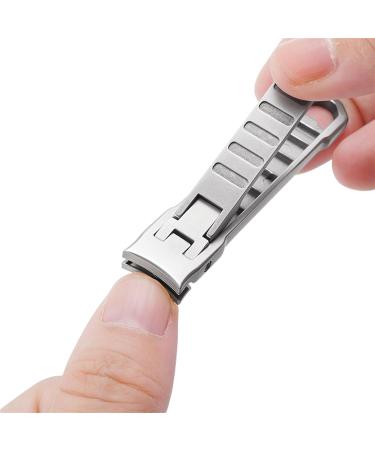 SUICRA Nail Clippers Fingernail Clipper Toenail Ultra-Thin Nail Clippers Collapsible Portable Travel Fingernail Keychain Nail Scissors Cutter Manicure Tool - Buy Online on GoSupps.com