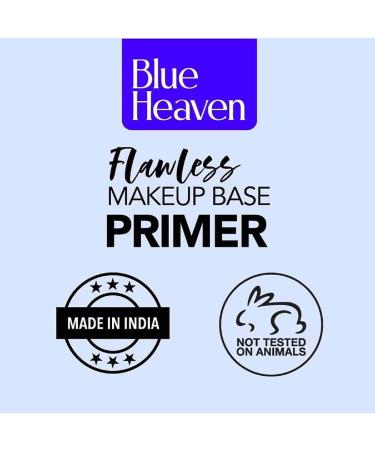 Bl_ue Hea_ven Flawless Makeup Base Primer | Smooth & Long-Lasting Base | Pores & Fine Lines Minimizer Primer for Face makeup | Silk Matte Finish | Non-Greasy and Oil-Free | Silicon Gel-Based Infused with Aloe Extracts | 30ml - Buy Online on GoSupps.com