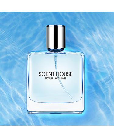 Scent House Men's Cologne Aromatic Aquatic Eau De Parfum Long-Lasting Fragrance for Travel Ideal Gift for Men With Lemon Jasmine Nutmeg Amber and Musk Notes Cedar & Patchouli Body Spray - Buy Online on GoSupps.com