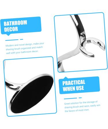Minkissy 4-Piece Razor Holder Set | Practical Shaver Organizer & Brush Brackets for Men | Durable Zinc Alloy Design - Buy Online on GoSupps.com