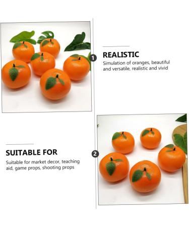 COOPHYA Kitchen Fruit 5pcs Orange Model Toddler Toy Home Accessories Artificial Fruits Fake Fruit Model Kids Toy Simulation Oranges Models Photo Props Child Plastic High Simulation - Buy Online on GoSupps.com
