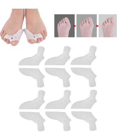 6 Pairs Big Toe Separator - 3 Hole SEBS Soft Pad Pain Relief & Corrector for Men & Women - Improve Comfort & Alignment - Buy Online on GoSupps.com