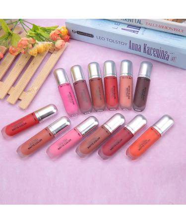 Nourishing Matte Lipgloss - Long Lasting Hydrating Lipstick | Moisturizing Lip Color for All Skin Types - Buy Online on GoSupps.com