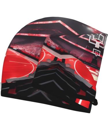 Basketball Arenas Coral Velvet Dry Hair Cap | Ideal for Travel Pool Parties & Home Use - Buy Online on GoSupps.com