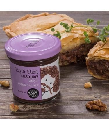 Edem Olive Tapenade - Kalamata & Black Olive Spread - 4.8oz Dairy & Gluten Free Paste - Buy Online on GoSupps.com