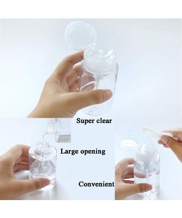 PETG Push Down Empty Pump Dispenser Bottle for Nail Polish and Makeup Remover BPA Free 150ml - Buy Online on GoSupps.com