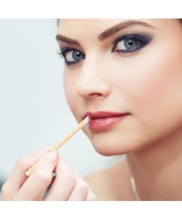 200pcs Disposable Bamboo Handle Lip Brushes - Eco-Friendly Lipstick & Lip Gloss Applicators | Makeup Tools for Perfect Application - Buy Online on GoSupps.com