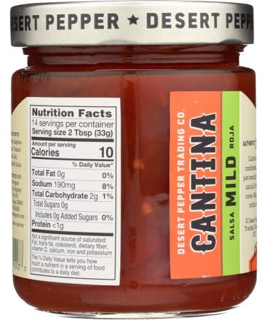 Desert Pepper Trading Cantina Salsa Mild Red - 16 Oz | Flavorful & Fresh - Buy Online on GoSupps.com