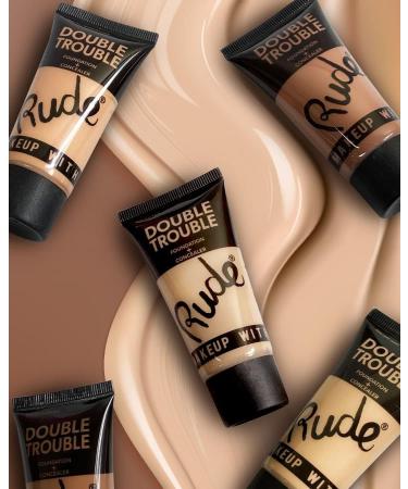 RUDE Double Trouble Foundation + Concealer - Buy Online on GoSupps.com