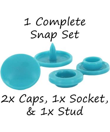 I Like Big Buttons! Starter Pack - 250 Complete KAM Snaps for Cloth Diaper/Bibs/Nappies (Pastel Spectrum) - Buy Online on GoSupps.com