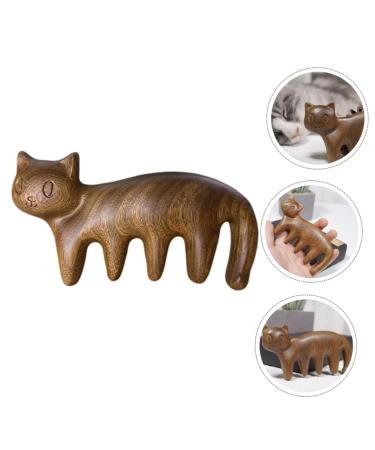 Buy Tovinanna 5-in-1 Kitten Massage Comb & Scalp Massager | Wooden Wide Tooth Hair Cutting Tools | Perfect for Travel & Body Massage - Shop Internationally - Buy Online on GoSupps.com