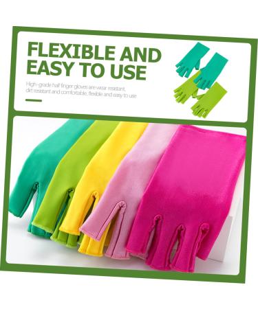 FRCOLOR 8 Pairs Mitts Quilting Gloves Hand Sewing Gloves Work Gloves Crochet Hooks Typing Gloves Work Tools Craft Hand Protective Cover Finger Glove Radiation Protection Hand Guard Spandex - Buy Online on GoSupps.com