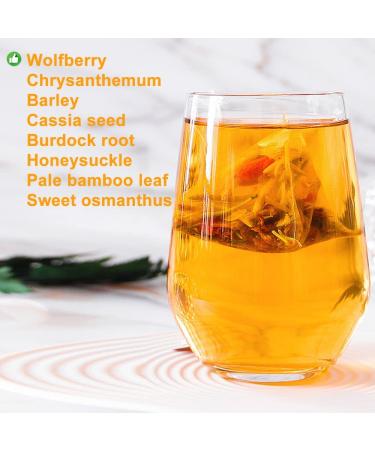 Plant Gift Bamboo Leaf Chrysanthemum Cassia Seed Tea Bag 8.81oz (5g*50bags) Osmanthus Chinese Pure Natural Health Care Mixed Tea Combination of Floral Tea 250g 1UK-GE049 - Buy Online on GoSupps.com