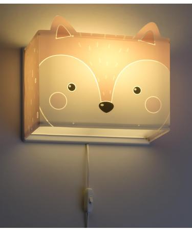 Dalber Children's Wall Lamp - Little Fox Design for Kids' Rooms | E27 64588 - Buy Online on GoSupps.com