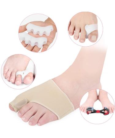 Hallux Valgus Correction - Bunion Relief 2-Hole Toe Separator | Waterproof & Heat Resistant - Buy Online on GoSupps.com