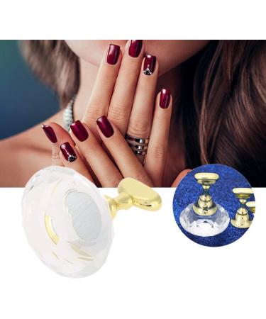 RIYAN Magnetic Nail Tip Practice Stand Base Holder Crystal Display Tools (White) - Buy Online on GoSupps.com