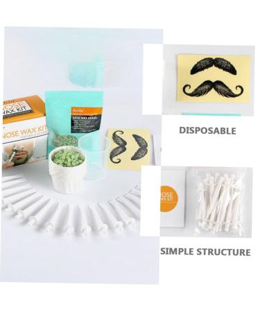 Beavorty Nasal Hair Removal Wax Set - Wax Applicator Sticks & Nose Strips for Smooth Hair Removal - Buy Online on GoSupps.com