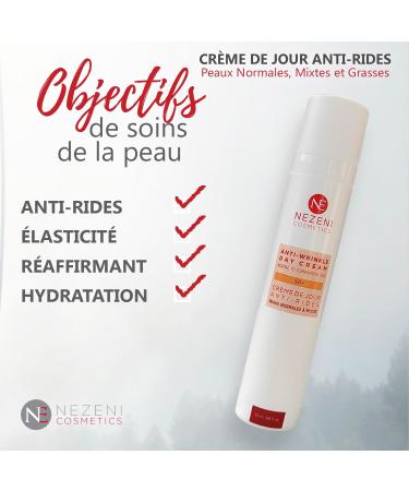Nezeni Anti-Wrinkle Face Cream for Women/Men 17 Active Ingredients | Deep Wrinkle Filler | Anti-Wrinkle Firming Day Cream for Face Neck and D collet | Normal Oily and Combination Skin - Buy Online on GoSupps.com