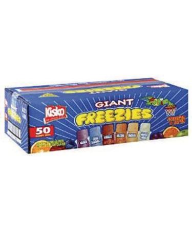 Kisko Freeze Pops - Pack of 50 | Refreshing Ice Pops for Summer | Buy Now! - Buy Online on GoSupps.com