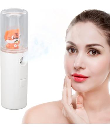 Qukaim Handheld Facial Sprayer Nano Mist Sprayer Cute Tiger Handheld Portable Facial Hydrating Sprayer for Outdoor Travel White - Buy Online on GoSupps.com
