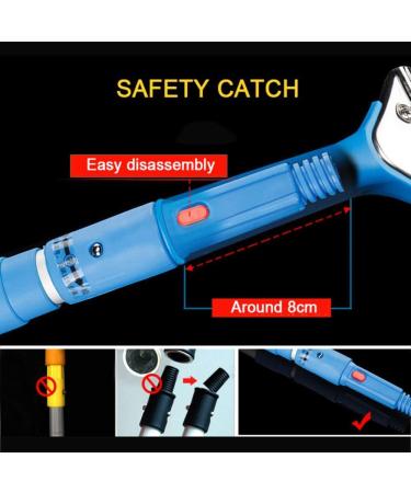 KOHARA Telescoping High Window Cleaner Titanium Alloy Multifunctional Window Cleaning Telescopic Rod Photovoltaic Panel Cleaning Brush Tool 4M - Buy Online on GoSupps.com