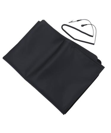 Grounding Mat Energy Adding Reduce Stress Anxiety Relief 54.3 X 78.7in Earth Pad with PU Leather Material Gym Mat Work Mat Yoga Mat Home Office Health Mat