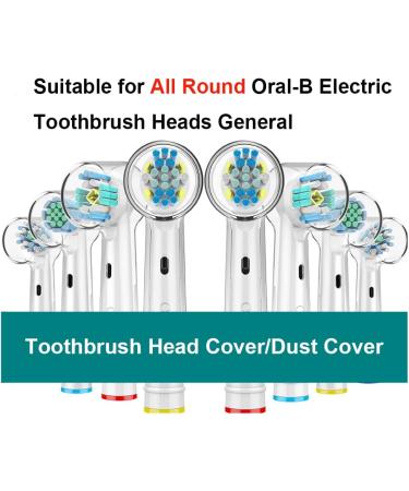 Oral-B Electric Toothbrush Replacement Brush Head Covers - 6-Pack - Buy Online on GoSupps.com