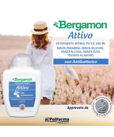 Perrigo Italia Bergamon Active Intimo 200 Ml - Soothing Intimate Care for All Skin Types | Fast International Shipping - Buy Online on GoSupps.com