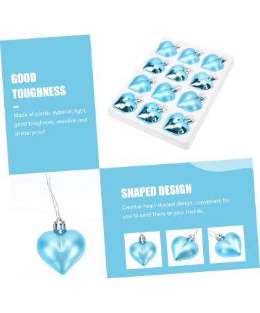 ifundom 24 Pcs Valentine's Day Pendant Trinkets Baby Heart-Shaped Bluex2pcs 5x4cmx2pcs - Buy Online on GoSupps.com