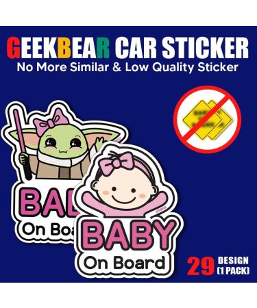 Baby on Board Sign for car (16. Newborn Baby) - Buy Online on GoSupps.com