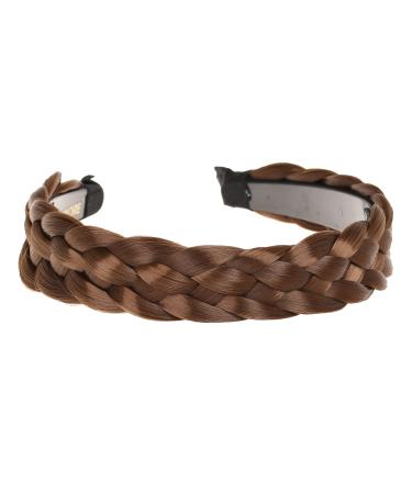 Vowyore Synthetic Hair Braided Headband - 5 Strands Plaited Hair Hoop D-Golor6T - Buy Online on GoSupps.com