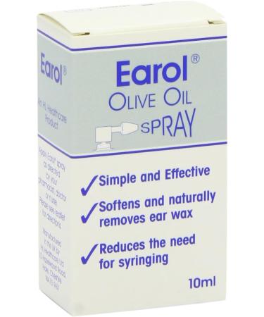 Earol Olive Oil Natural Ear Wax Softener - Gentle & Effective Earwax Removal Spray - Buy Online on GoSupps.com