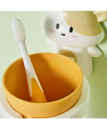 DIGJOBK Toothbrush Cup Set | Stylish Toothbrush Holder & Mouthwash Cup for Home & Travel | Durable & Easy to Clean - Buy Online on GoSupps.com