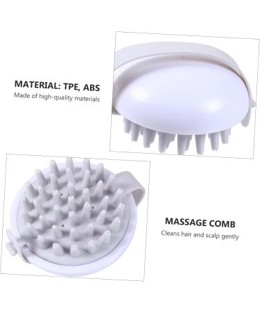Frcolor 4-Piece Silicone Bathing Brush Set - Scalp Massager & Hair Shampoo Scrubber - Soft Rubber ABS for Gentle Cleansing - Buy Online on GoSupps.com