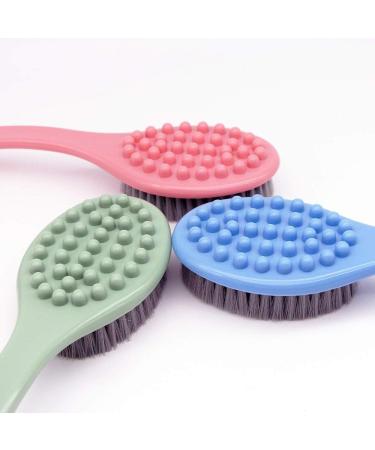 QiCheng&LYS 14in Long Handle Back Scrubber - Bath & Shower Body Brush (Blue) - Buy Online on GoSupps.com