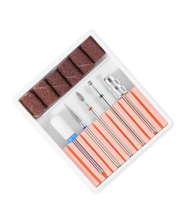 VINTORKY 1 Set nail drill tool nail bits electric nail file drill bits Nail File Bits nail drill bits for acrylic nail polish tools Cuticle Drill Bit nail drill heads manicure Grinding head 6.5x5.5cm Pink