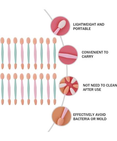 Womens Makeup Set 3 Sets of Double-ended Eye Shadow Brush Eye shadow Cosmetic Women Makeup Set 7.4X1cmx3pcs As Shownx3pcs - Buy Online on GoSupps.com