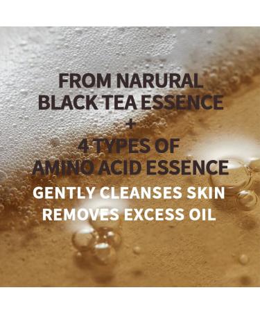 Foaming Moisturizer Cleansing Oil | Gentle Facial Cleanser for Sensitive Skin | Korean Skincare - Black Tea Essence | Cruelty-Free | 6.76 Floz (200ml - Buy Online on GoSupps.com