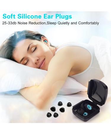 XANGNIER Reusable Silicone Ear Plugs for Sleeping - 2 Pair Noise Cancelling Earplugs for Hearing Protection and Sound Blocking - Ideal for Work, Study, Travel, Concerts, and Motorcycle - Buy Online on GoSupps.com