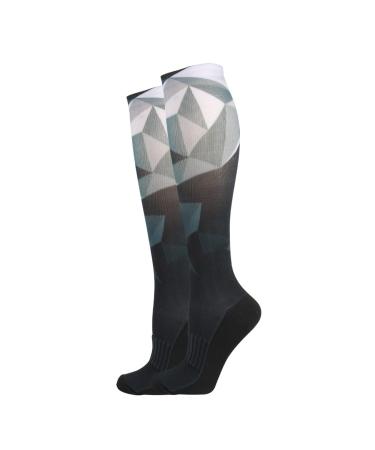 DOCEN Running Quick Dry Sports Long Tube Compression Socks 4-3 Pairs M_20-127mmHg Circulatory Support Socks M 4-3 Pairs
