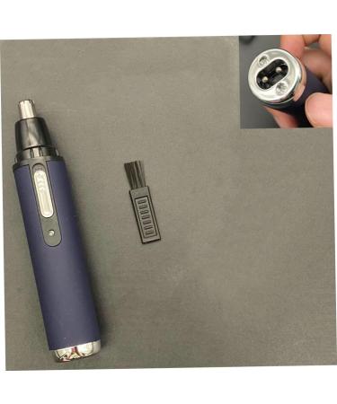 Shop Travel-Friendly Nose Hair Trimmer - Painless Electric Ear Hair Removal for Men | Blue Grooming Tool - Buy Online on GoSupps.com