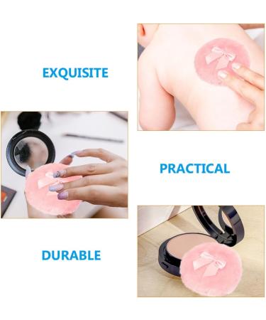 3 Pi ces Houppettes Douces Coton avec N ud l gant Applicateurs Poudre Corporelle D licats L gers et R utilisables pour Poudre pour Tout-petits - Buy Online on GoSupps.com