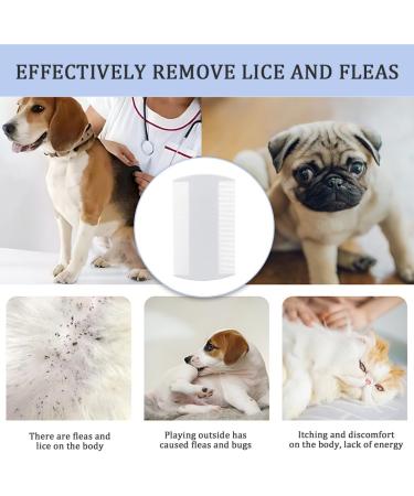 6 Pieces Double-Sided Fine-Toothed Lice Comb - Durable Head Louse Ridge Comb for Cats & Dogs - Effective Lice Removal - Buy Online on GoSupps.com