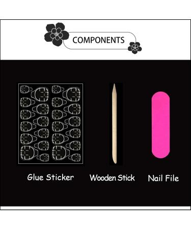 Shop Almond Press on Nails - Medium Pink Glitter Full Cover Acrylic - 24Pcs Stylish Designs for Women - International Shipping Available - Buy Online on GoSupps.com