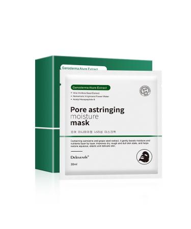 DEleventh Korean Brand Lactobionic Acid Facial Mask 30ml 10pcs / Post-Makeup Deep Cleansing & Moisturizing Anti-Aging Anti-Oxidant Anti-Acne & Anti-Inflammatory Shrink Pores