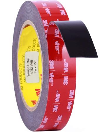 5952 VHB Tape: 2.5cm . x 15 ft. (Black) - Buy Online on GoSupps.com