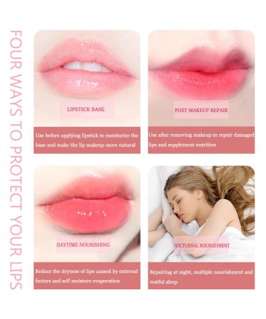 4Pcs Fruit Lip Balm Set | Moisturizing & Long Lasting | Natural Organic Lipsticks | Citrus, Peach, Strawberry & Cantaloupe Flavors - Buy Online on GoSupps.com