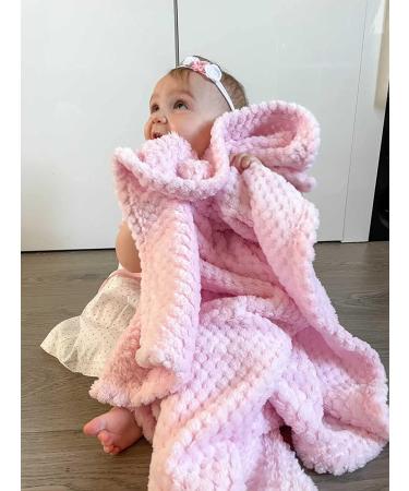 Baby Girl Gift Set - Pink Bunny Security Blanket & Booties in Keepsake Suitcase - Perfect Newborn Gift Basket for Baby Shower - Soft Fleece Blanket - Unique Baby Present - Buy Online on GoSupps.com